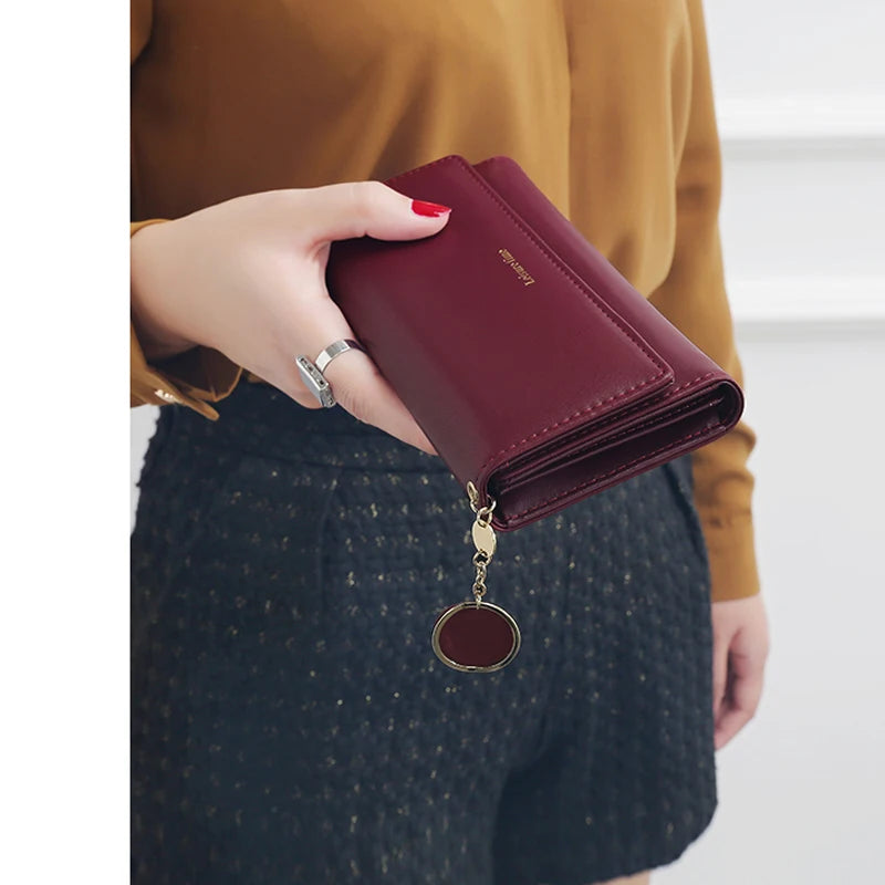 The Ultimate Daily Organizer – Spacious Trifold Long Wallet & Card Holder
