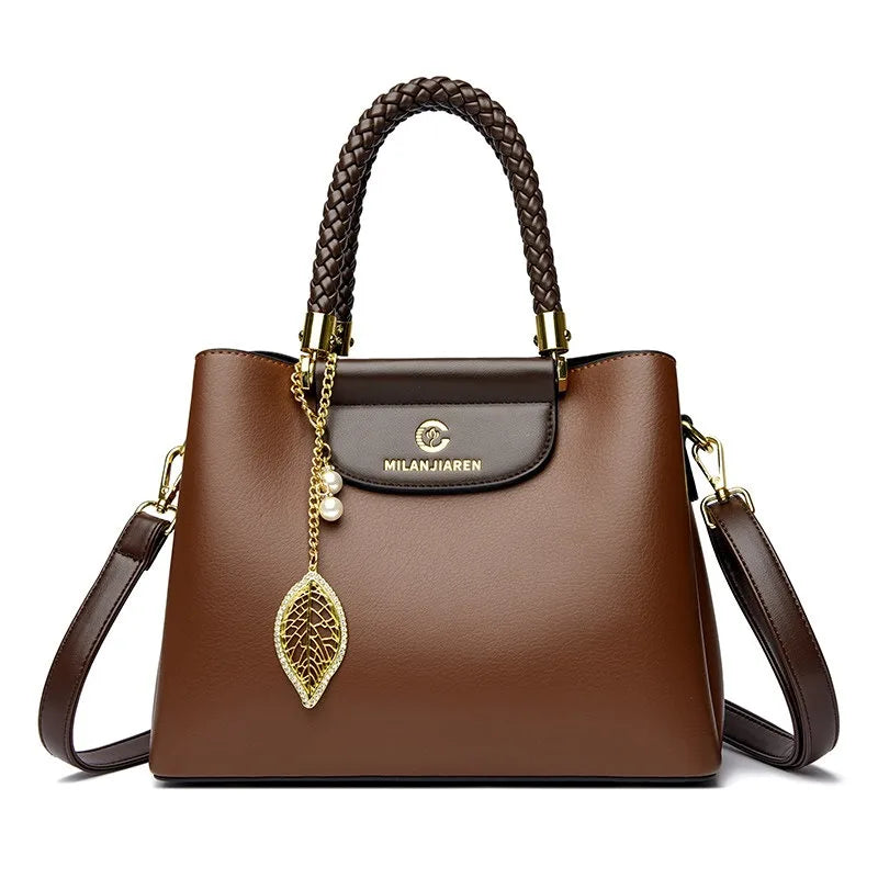 The Daily Luxe Satchel – Versatile & Durable Real Leather Carry-All