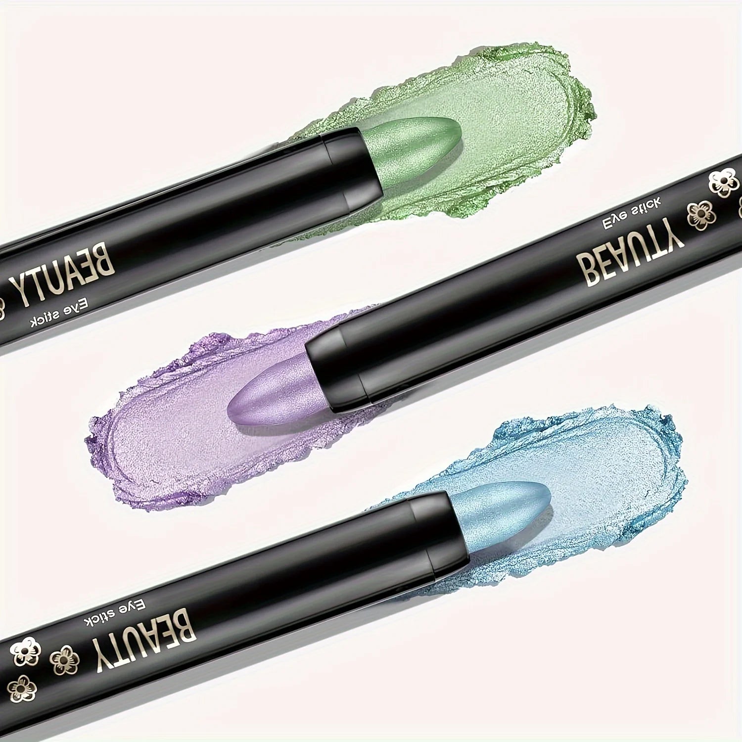 Ultimate Pearlescent Glitter Eyeliner Set – 16 Waterproof, Vibrant Colors