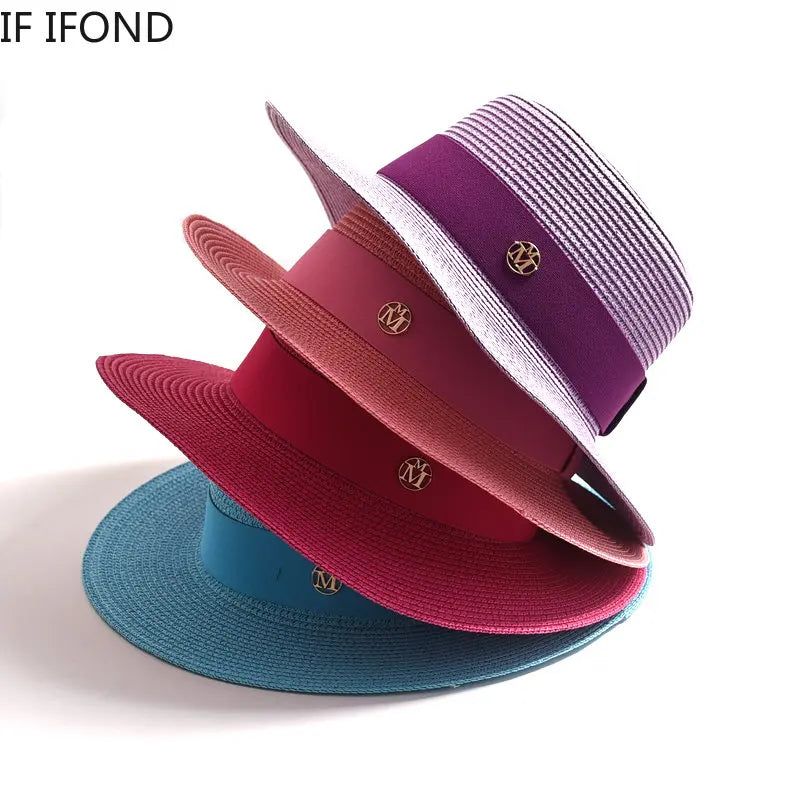 The Riviera Classic Straw Sun Hat | Wide-Brim Vacation Essential