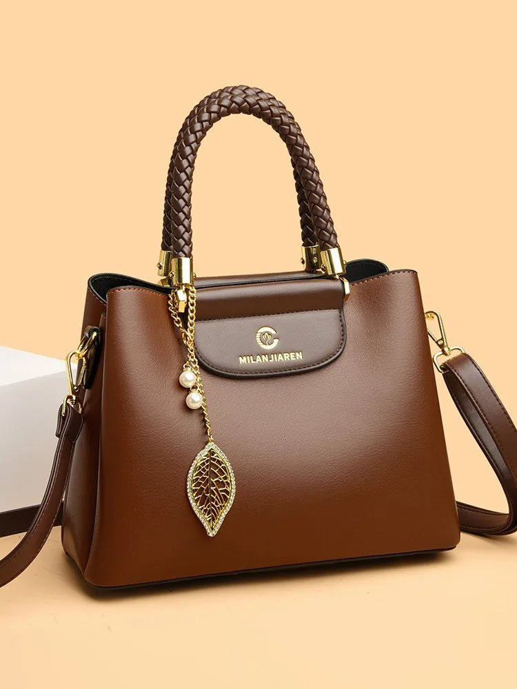 The Daily Luxe Satchel – Versatile & Durable Real Leather Carry-All