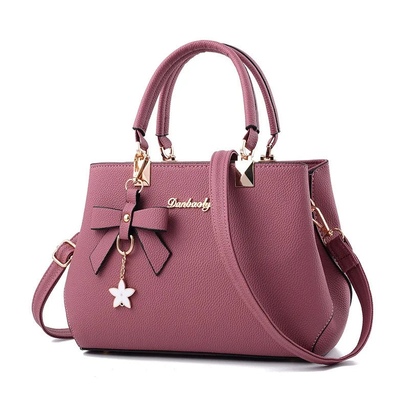 The Sweet Commuter – Korean-Style Bow Handbag & Messenger