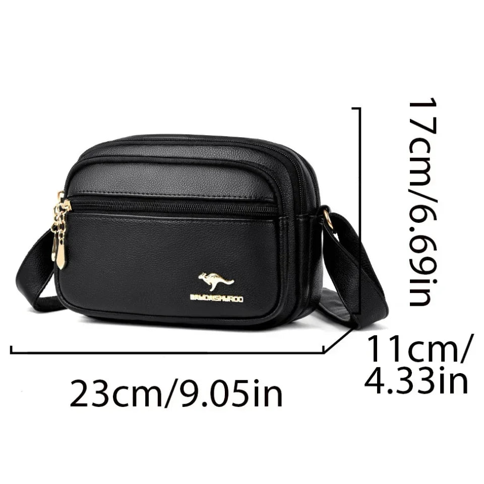 Effortless Elegance: The Ultimate Wear-Resistant Leather Messenger for the Modern Woman