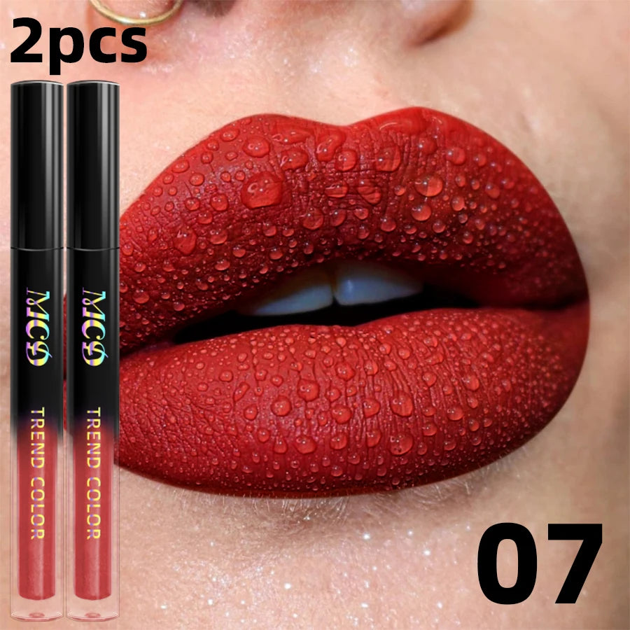The Ultimate Velvet Lip Glaze Set – 19 Transfer-Proof Matte Shades