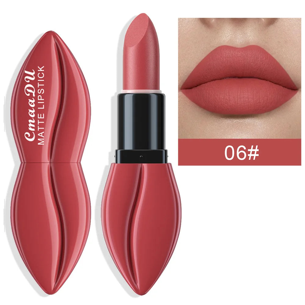 CmaaDu Signature Matte Collection – 10-Piece Long-Lasting Lipstick Set