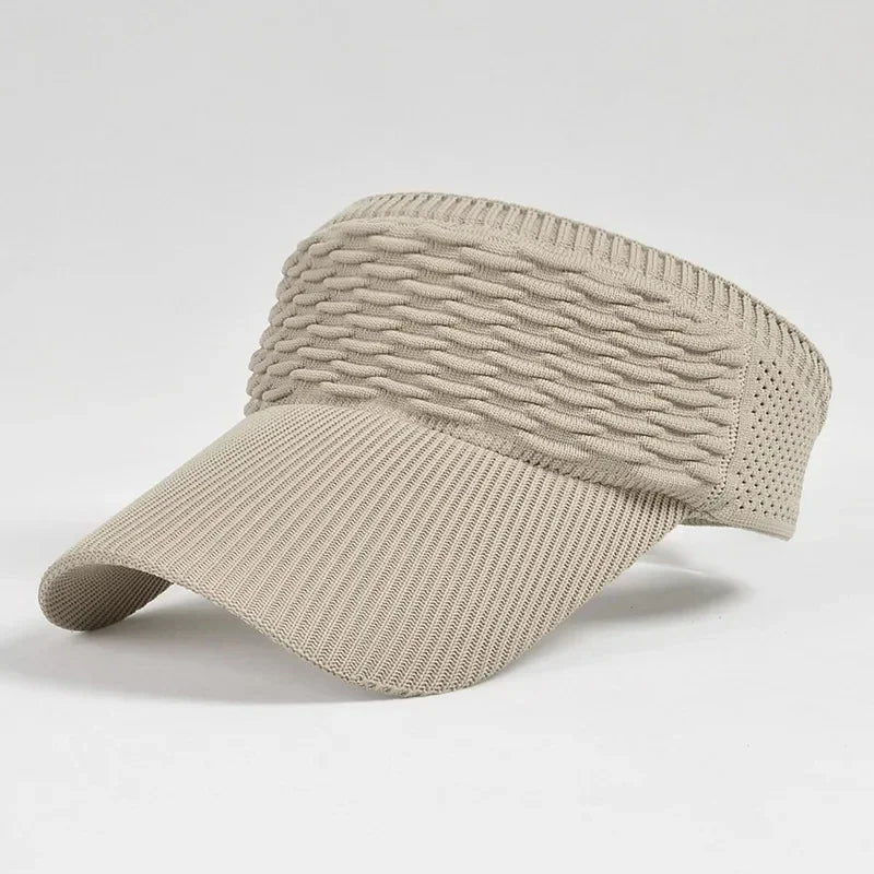 The Summer Glow Anti-UV Sport Visor | Chic Open-Top Protection