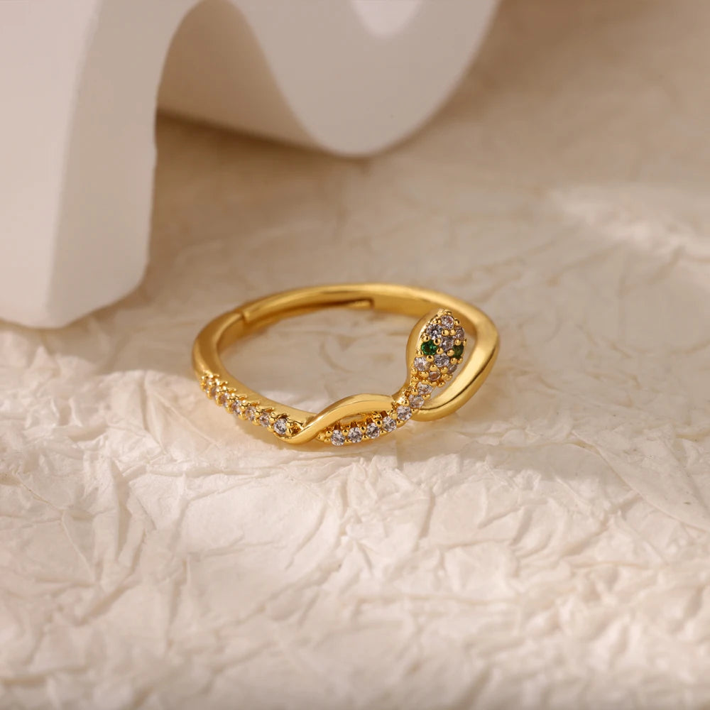 Adjustable Trendy Celestial Protection Geometric Ring Collection