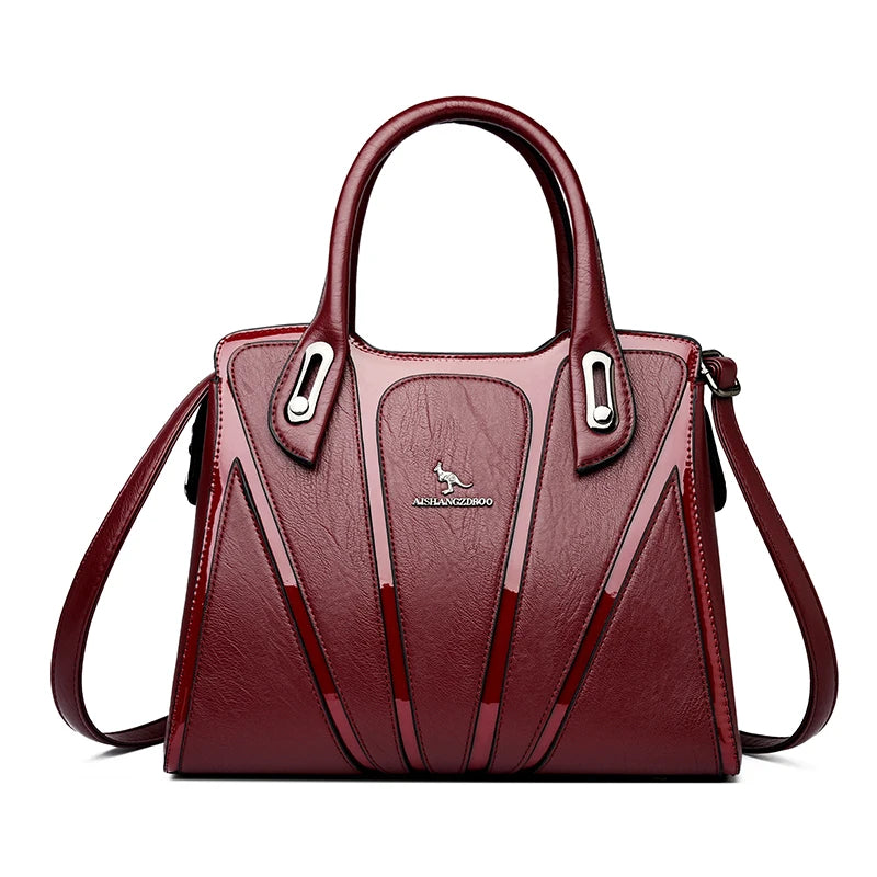 The Tri-Compartment Executive Tote – Luxury Structured Shoulder Bag