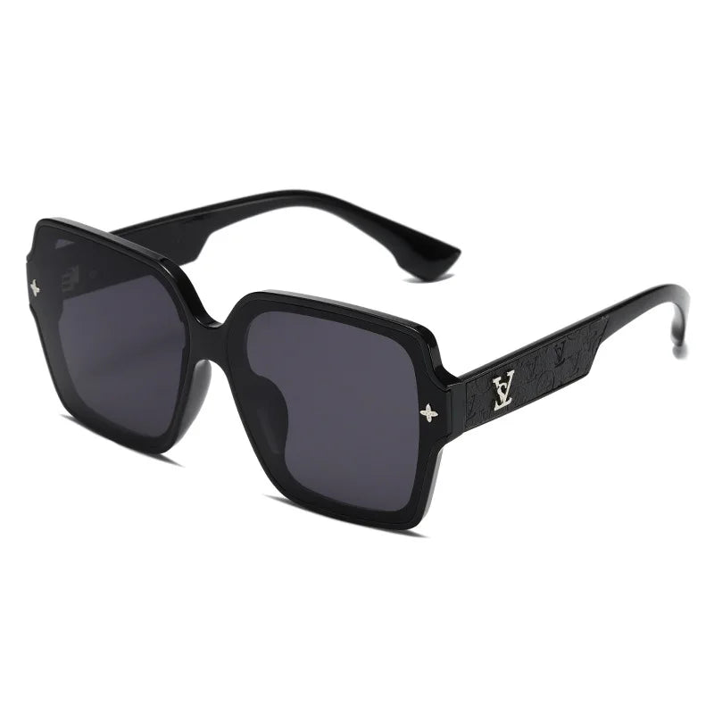 Fashion Square Frame Sunglasses for Women Luxury UV Protection Large Frame All-MatcH