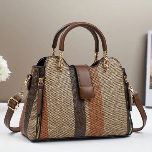 The Signature Patchwork Carry-All – Designer-Style Large-Capacity Tote