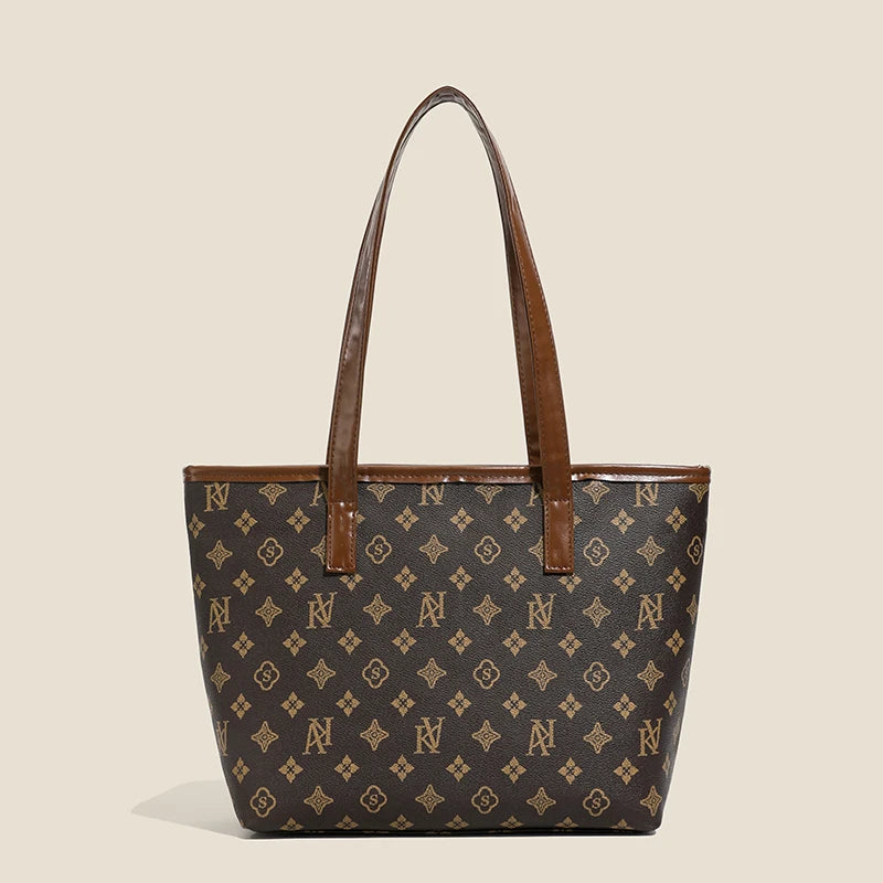 Luxe Grid-Pattern Shoulder Bag – The Ultimate Daily Carry-All