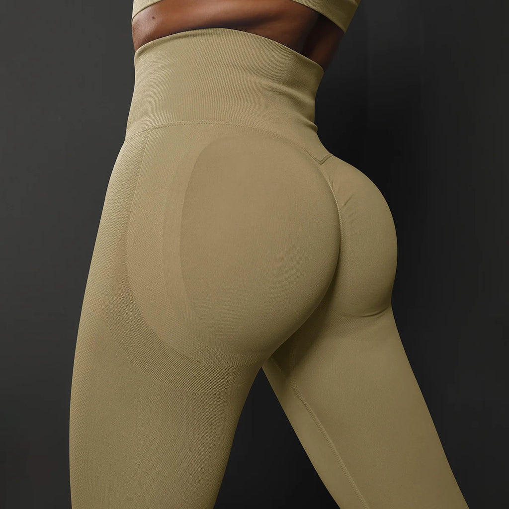 Yoga Leggings Ultra-Sculpt High-Waisted Scrunch Leggings – Squat-Proof Compression Fit