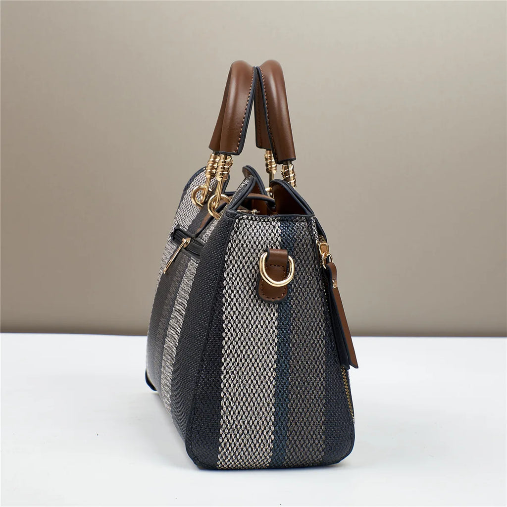 The Signature Patchwork Carry-All – Designer-Style Large-Capacity Tote