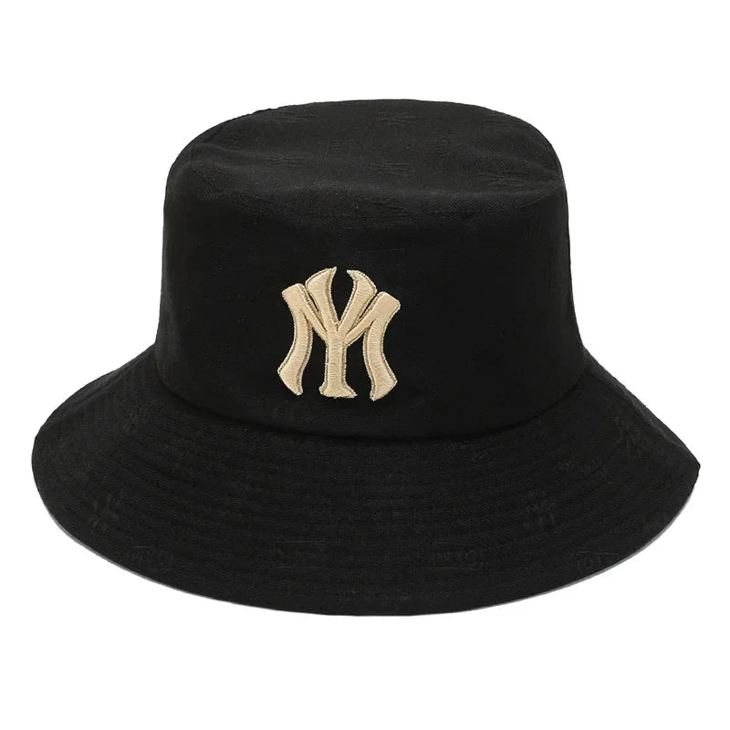 City-Ready Shade: Letter-Embroidered & Sun-Protective Bucket Hats