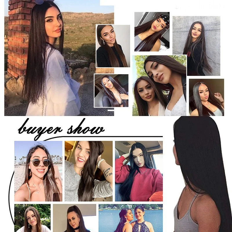 Aura Length 24-Inch Straight Clip-In Collection