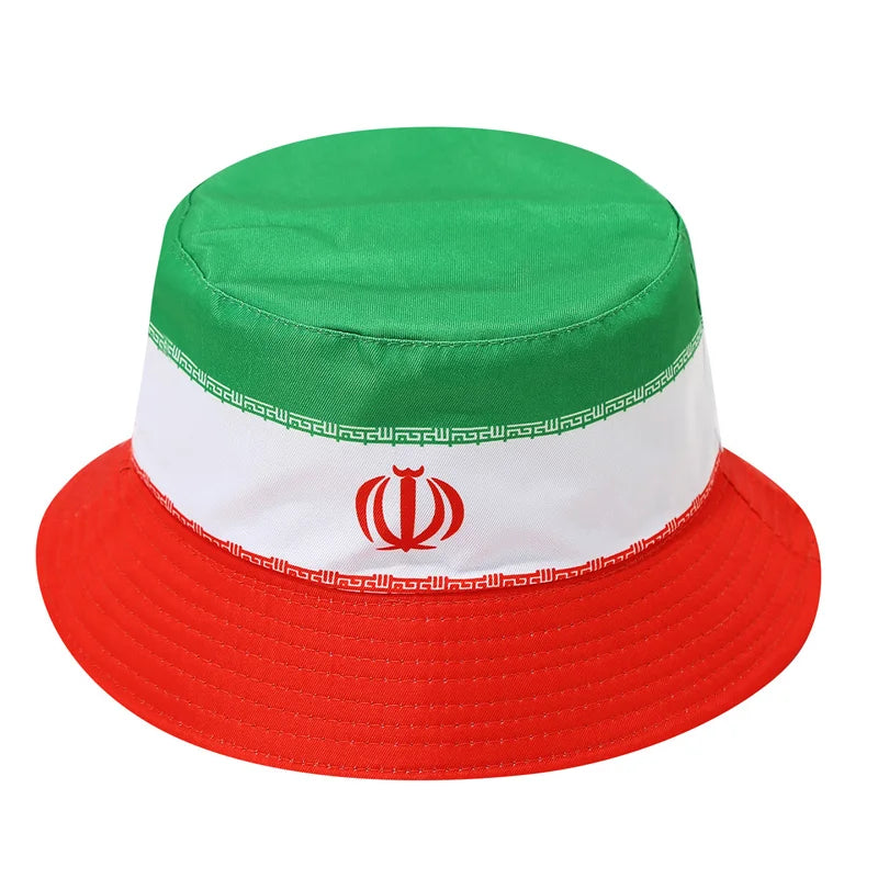 The Global Fan Reversible Bucket Hat | international flags collection