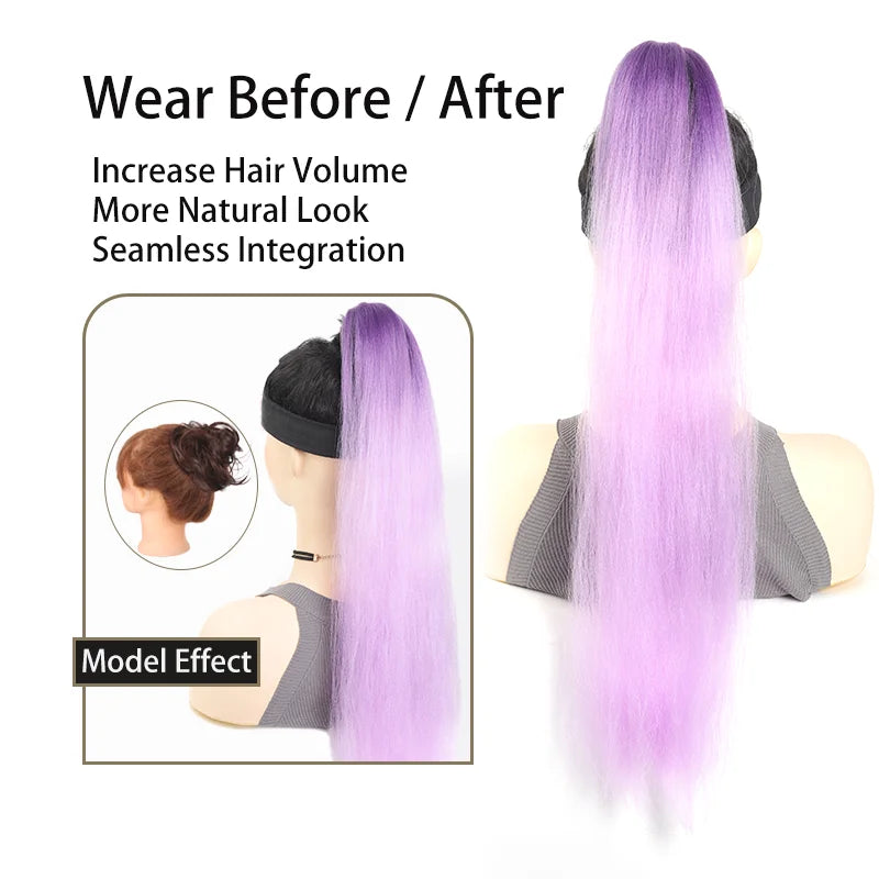 Prism Wave 26-Inch Ombre Braiding Ponytail