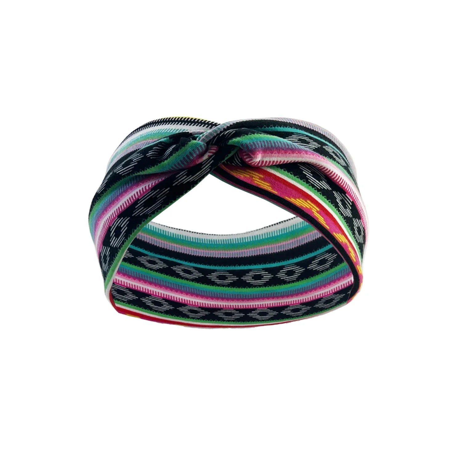 Women's Elastic Turban Headband – Sweat-Absorbent Wide Hair Wrap for Yoga, Running & Sports