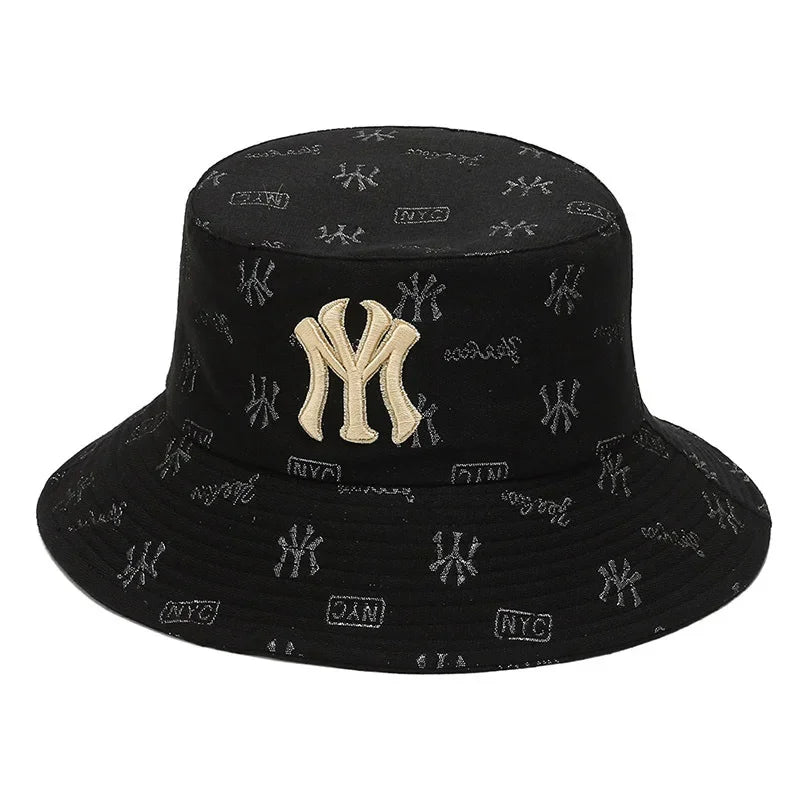 City-Ready Shade: Letter-Embroidered & Sun-Protective Bucket Hats