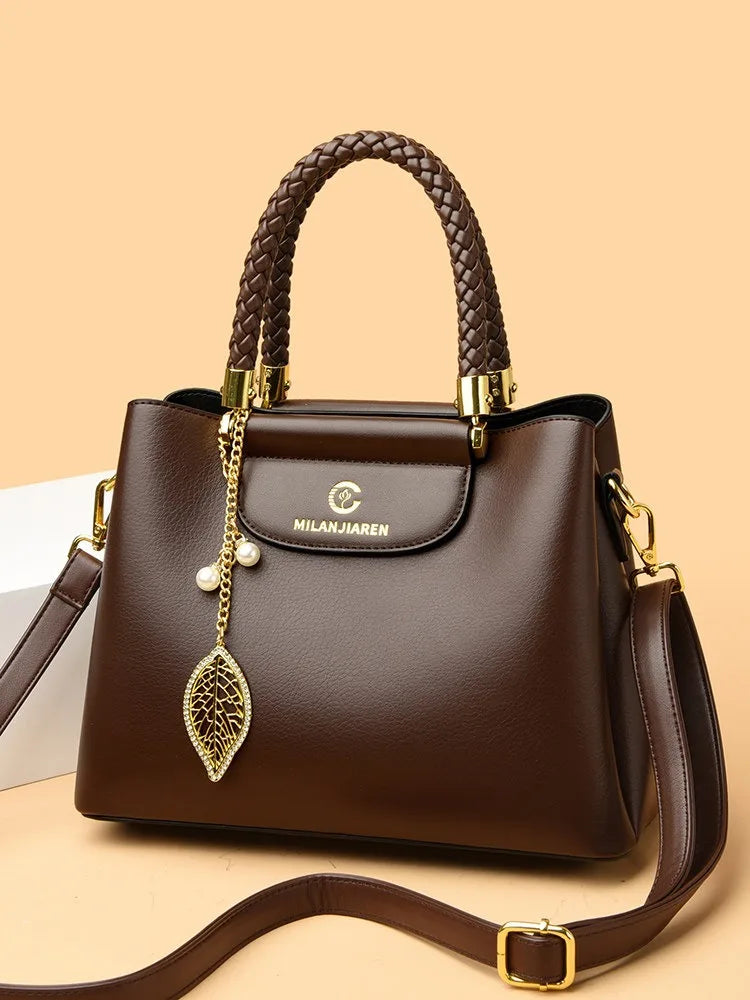 The Daily Luxe Satchel – Versatile & Durable Real Leather Carry-All