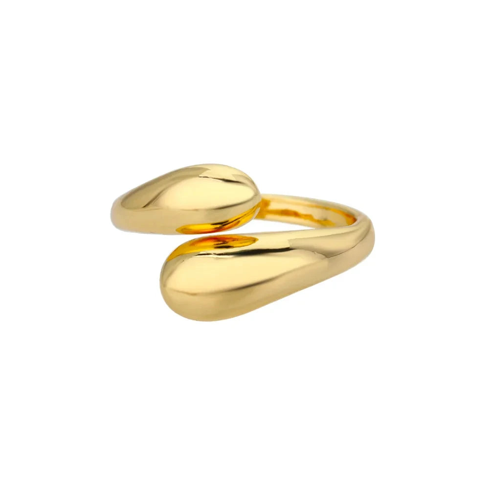 Adjustable Luxe Geometric 316L Gold Rings – The Ultimate All-Day Statement 48 Pieces