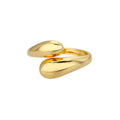 Adjustable Luxe Geometric 316L Gold Rings – The Ultimate All-Day Statement 48 Pieces