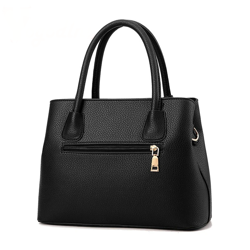 Smaller, structured bags with adjustable, branded straps.